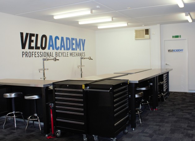 Another corner of Velo Academy&rsquo;s class room, which is set up to handle a maximum of eight students in total.